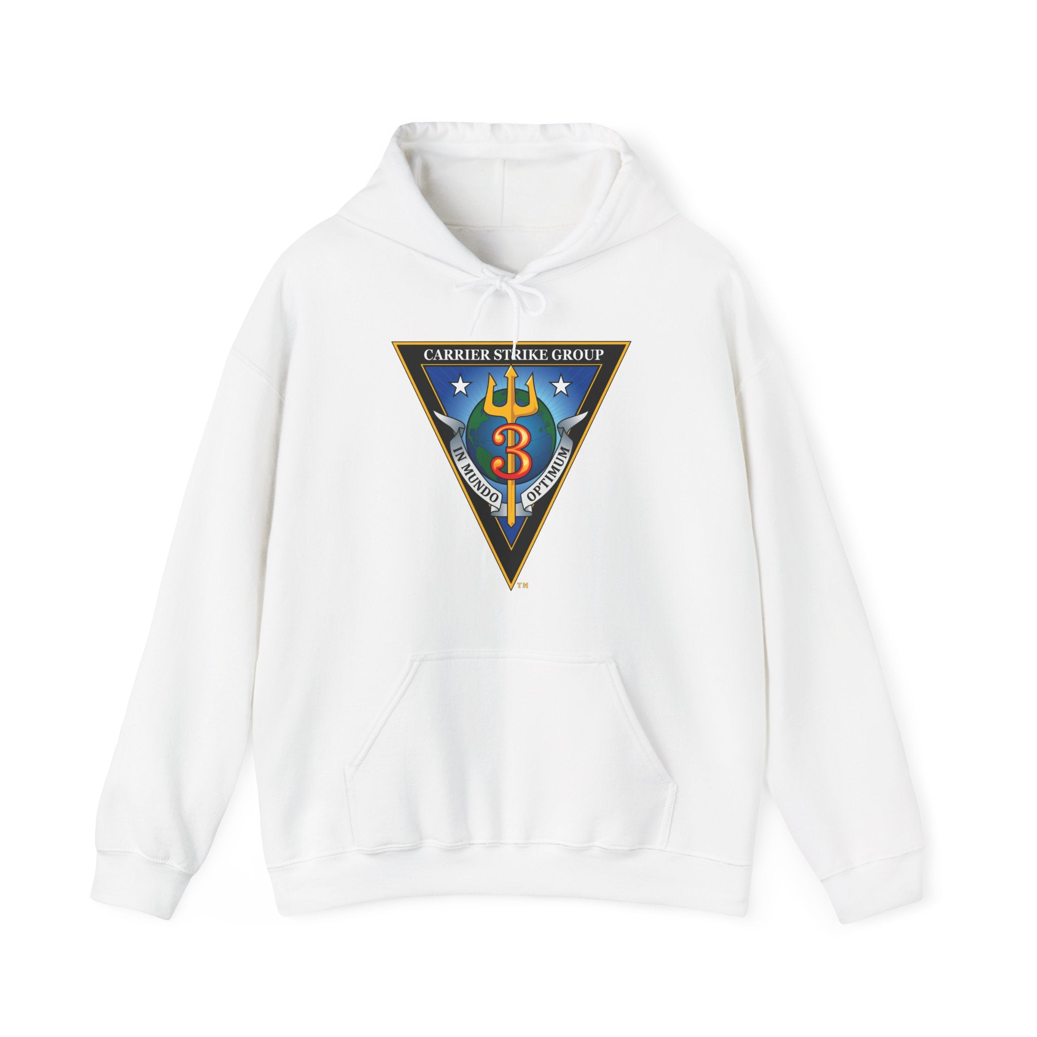 Unisex Heavy Blend™ Hoodies - Navy - Carrier Strike Group 3 (CSG-3) wo txt