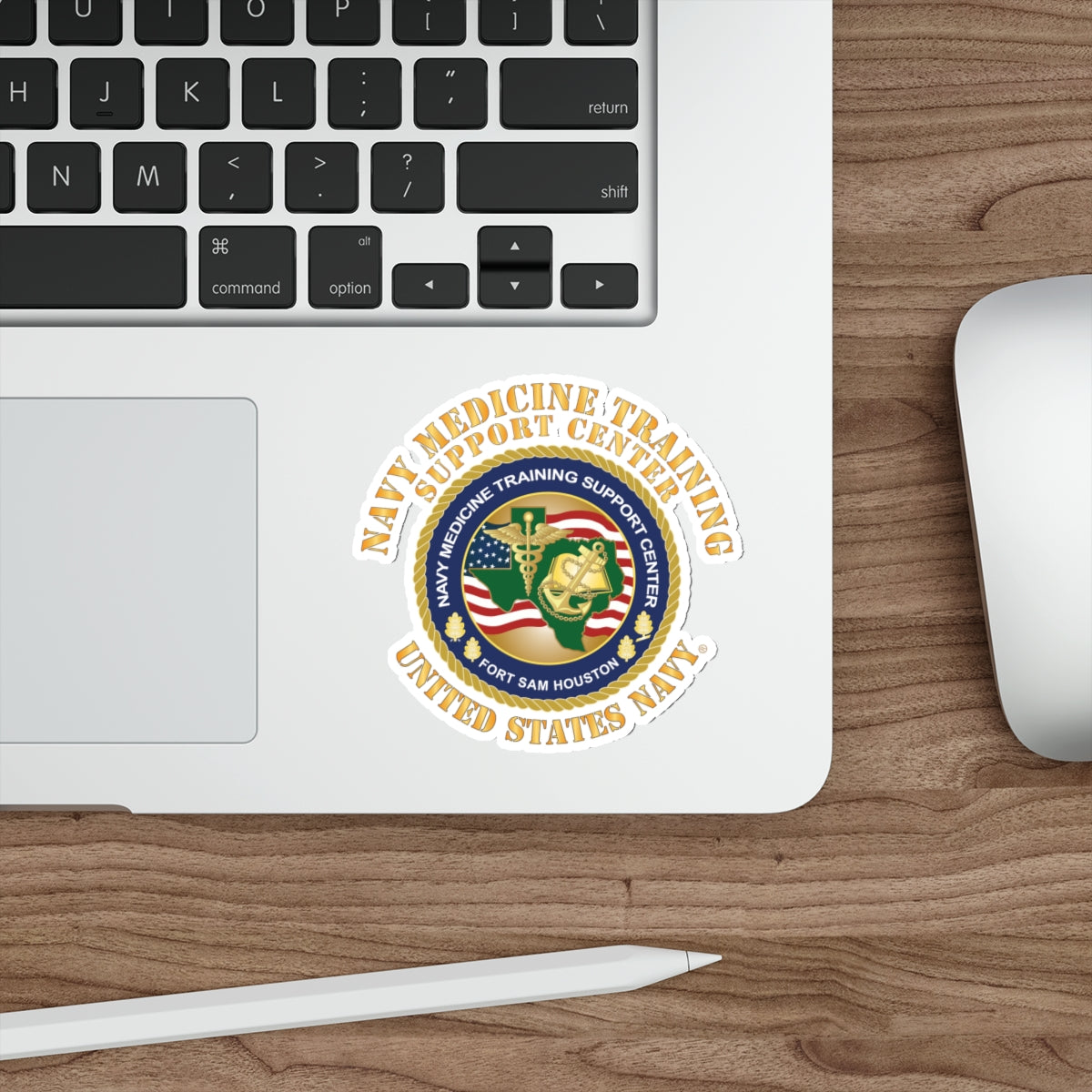 Die-Cut Vinyl Sticker - Navy Medicine Training Support Center X 300