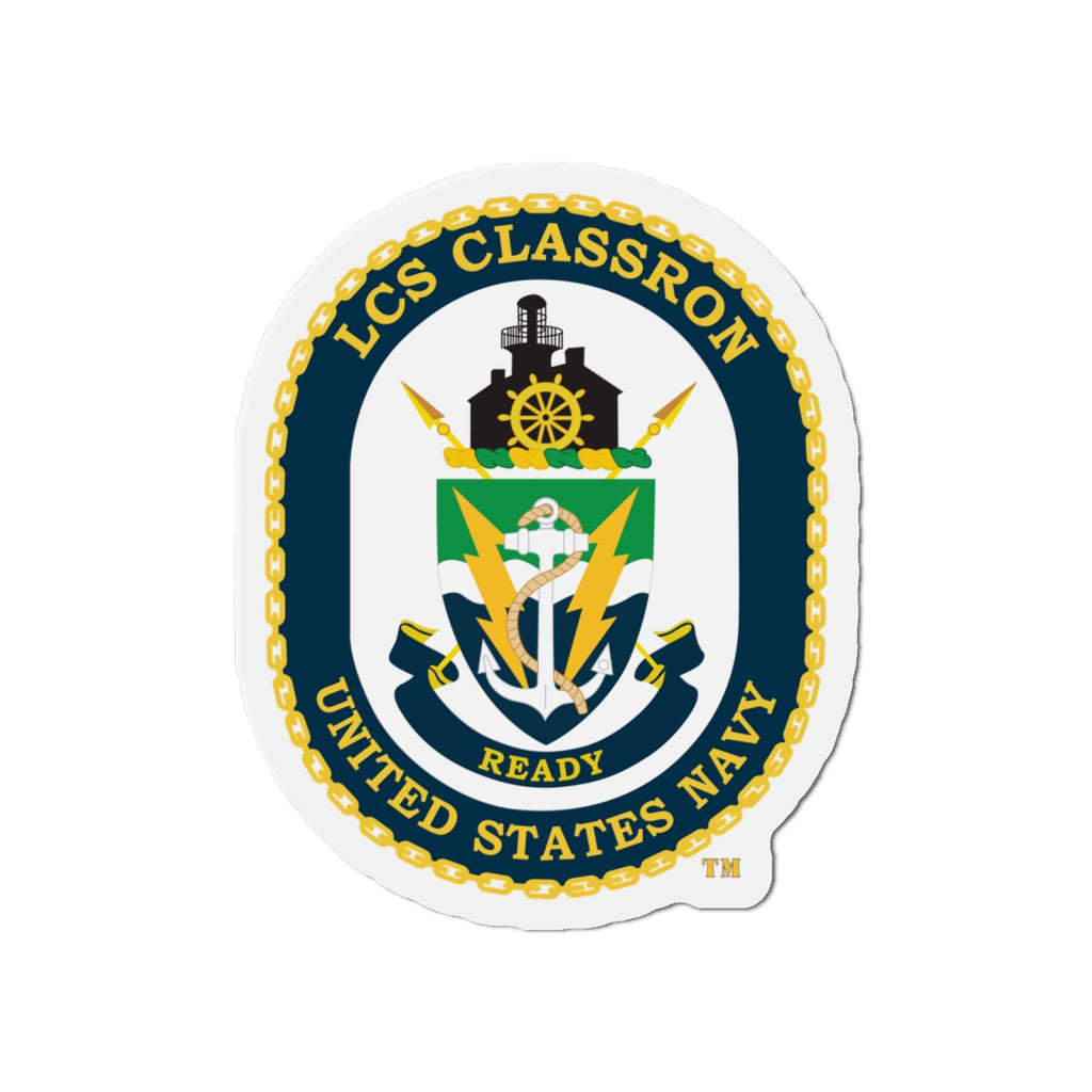 Die-Cut Magnet - Navy - LCS Classron (Littoral Combat Ship) wo txt