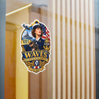Kiss-Cut Vinyl Decal - WAVES - Women Accepted for Volunteer Emergency Service WWII - 3D - Enhanced