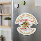 Die-Cut Magnet - Navy - Domain of the Golden Dragon