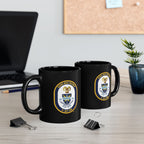 Black Mug (11oz, 15oz) - Navy - USNS Big Horn (T-AO 198) wo txt