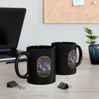 Black Mug (11oz, 15oz) - USS Pueblo Attack-Defense Commemorative Patch