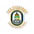 Die-Cut Magnet - Navy - LCS Classron (Littoral Combat Ship)