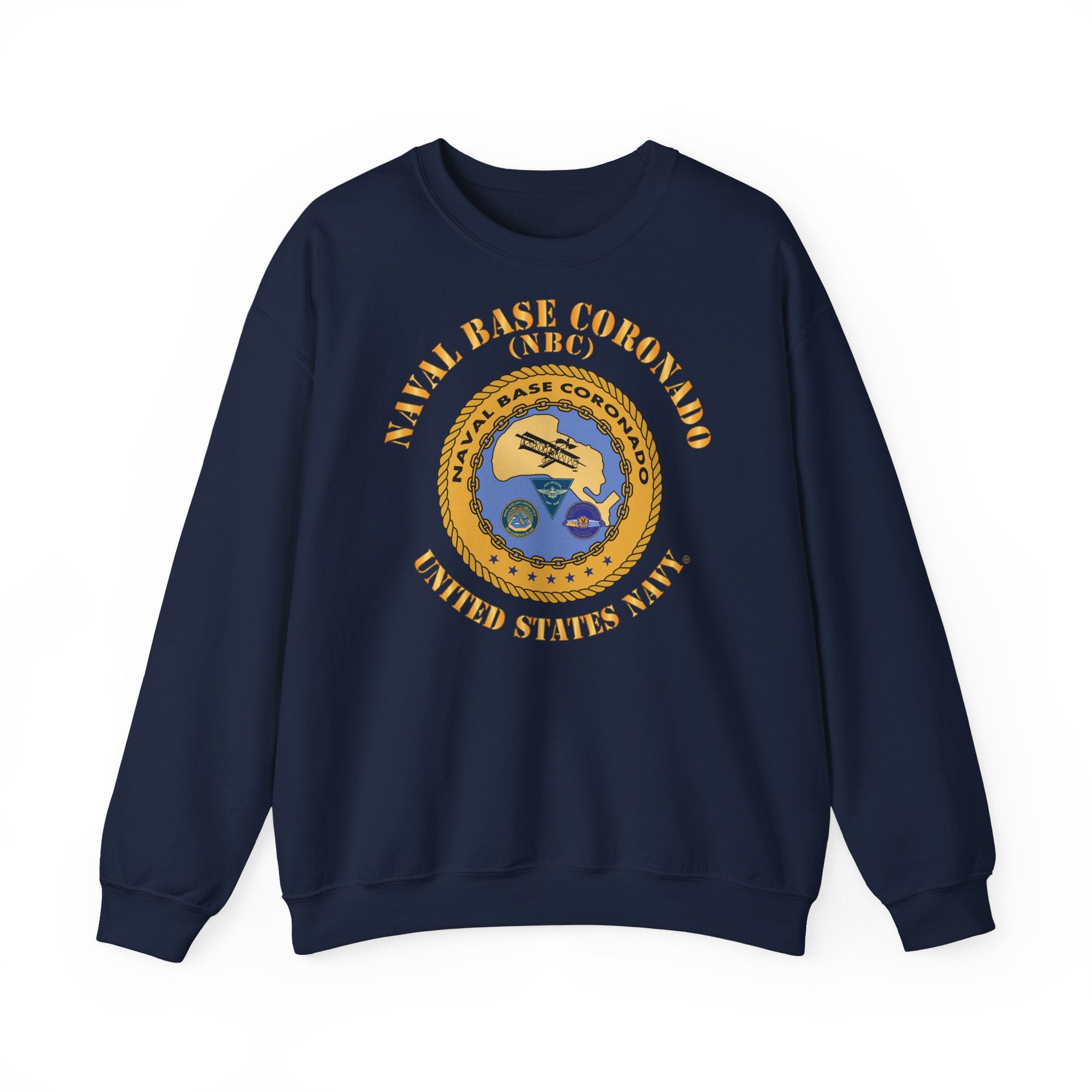 Unisex Heavy Blend™ Crewneck Sweatshirt - Navy - Naval Base Coronado(NBC)