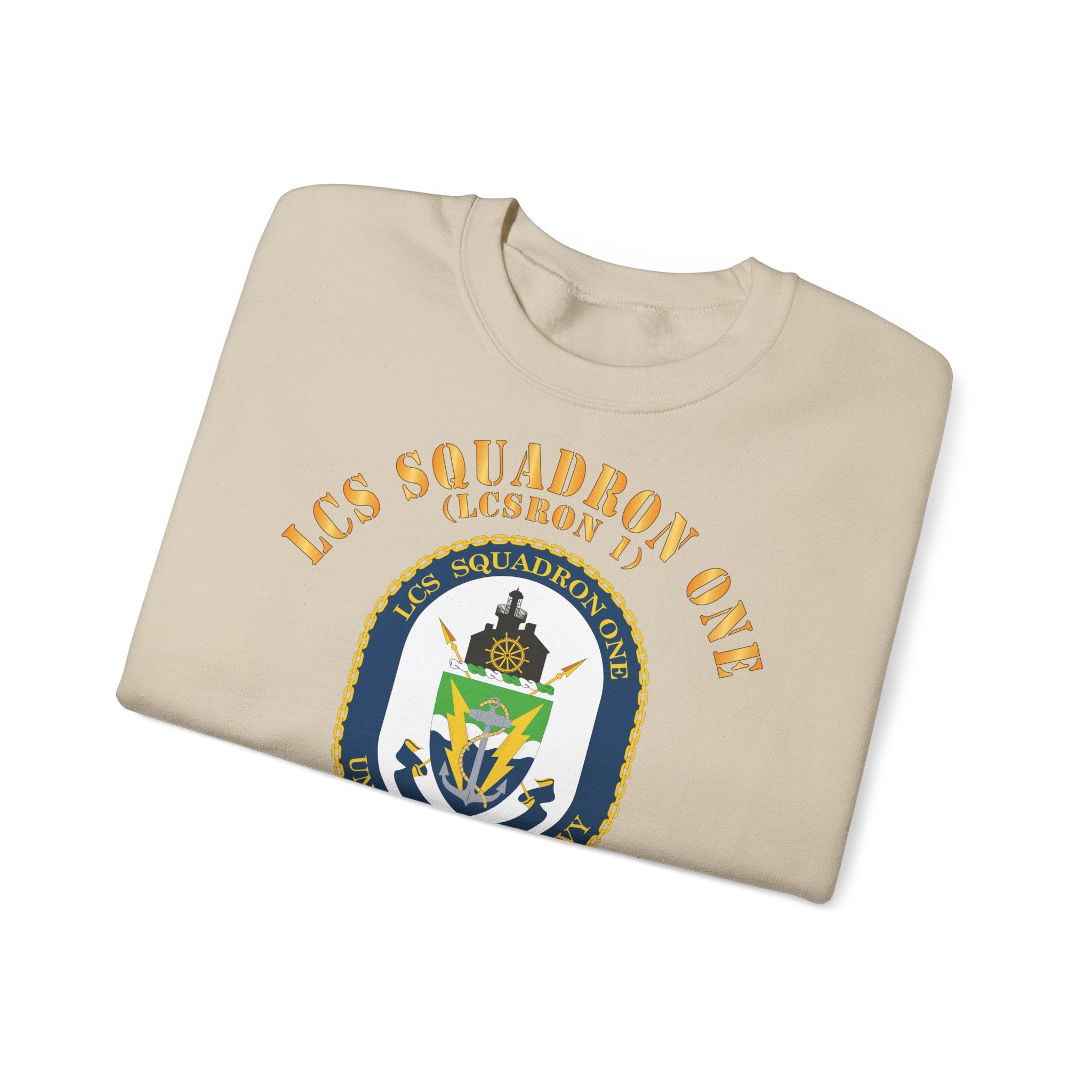 Unisex Heavy Blend™ Crewneck Sweatshirt - Navy - LCS Squadron One (LCSRON 1)