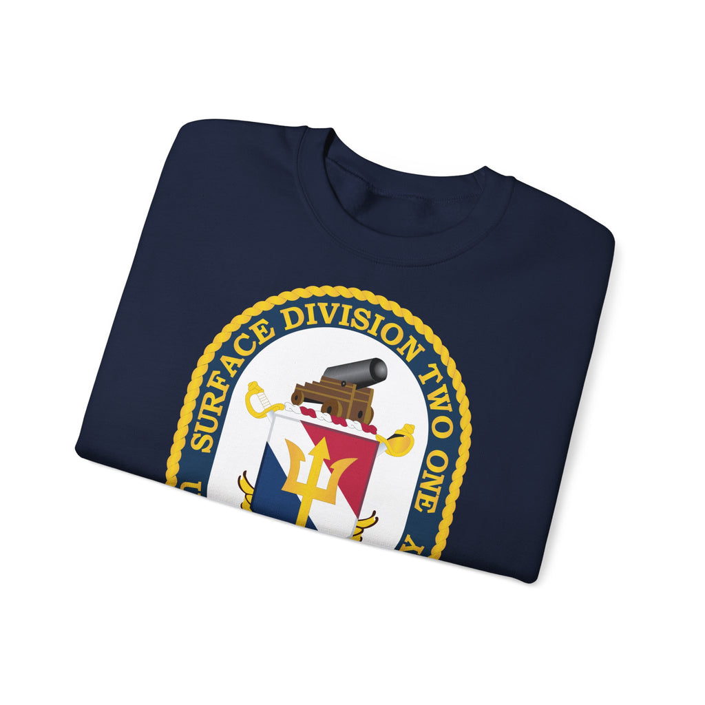 Unisex Heavy Blend™ Crewneck Sweatshirt - Navy - Surface Division 21 wo txt