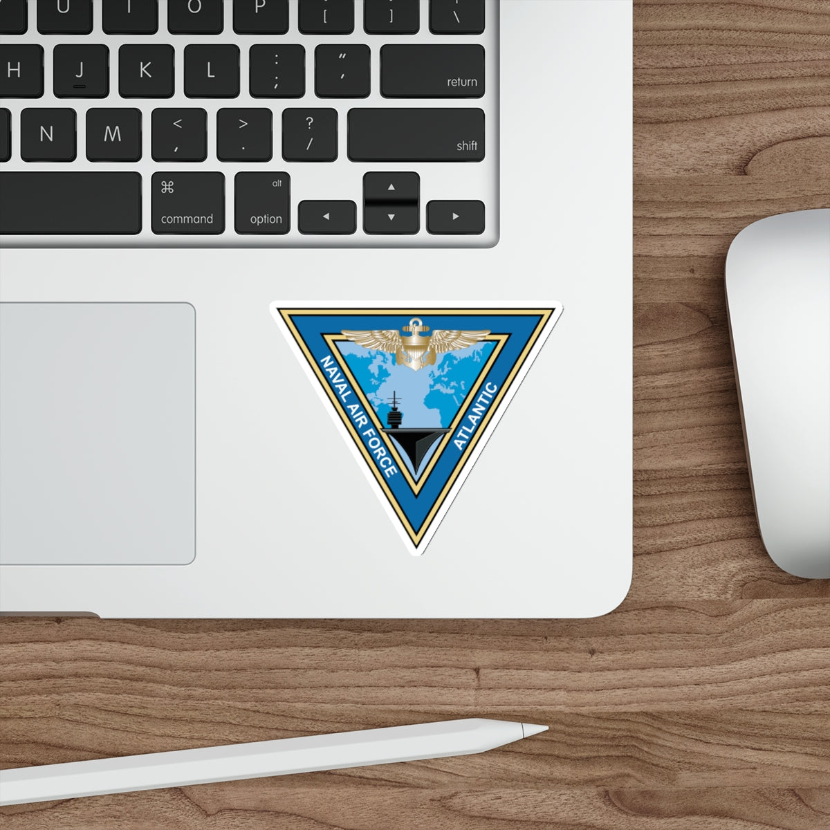 Die-Cut Vinyl Sticker - Navy - Commander, Naval Air Force Atlantic - COMNAVAIRLANT wo Txt