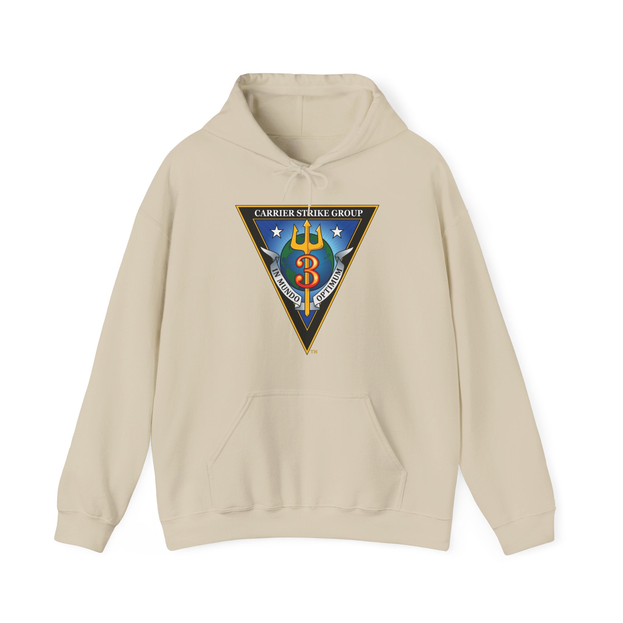 Unisex Heavy Blend™ Hoodies - Navy - Carrier Strike Group 3 (CSG-3) wo txt