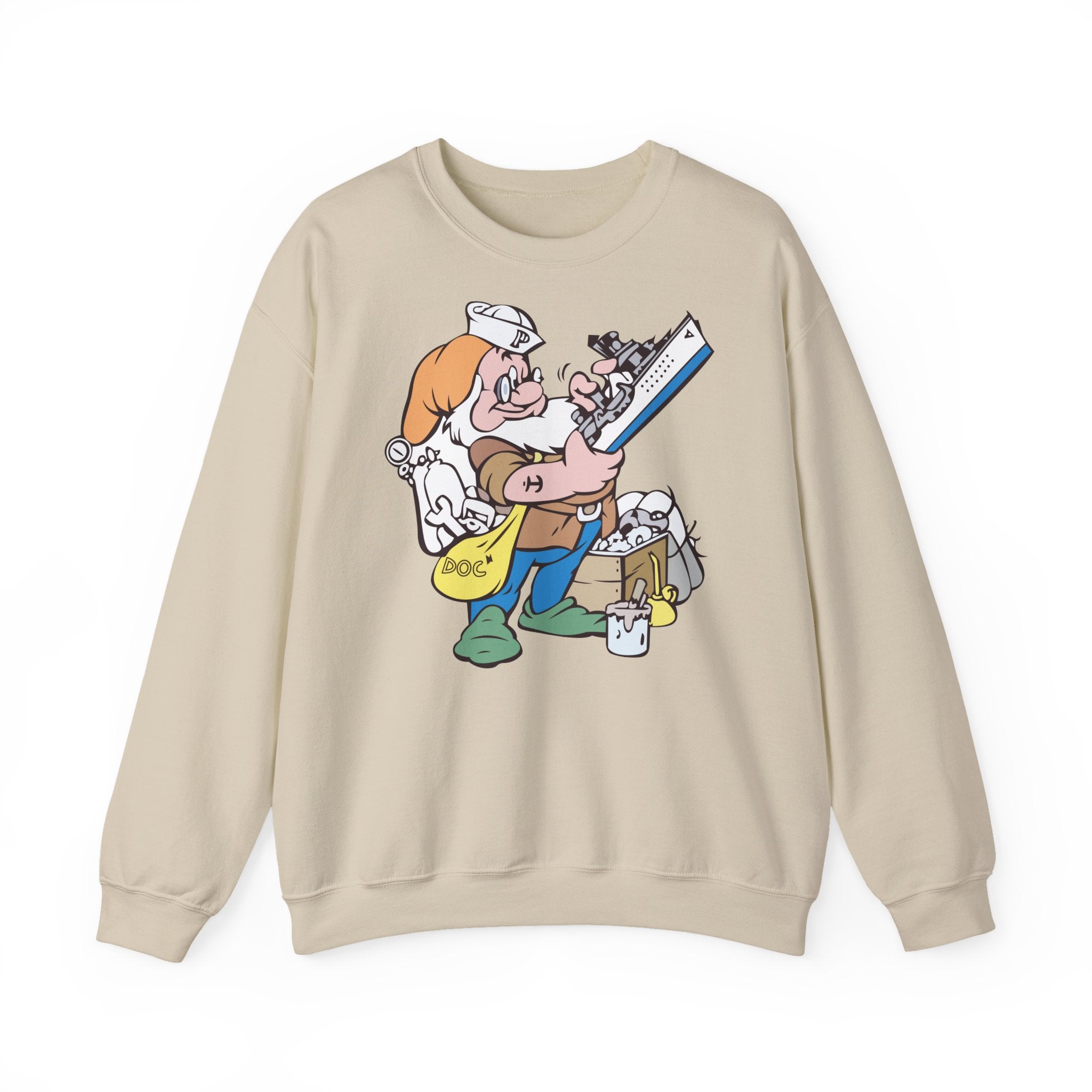 Unisex Heavy Blend™ Crewneck Sweatshirt - Navy - USS Piedmont (AD-17) wo txt