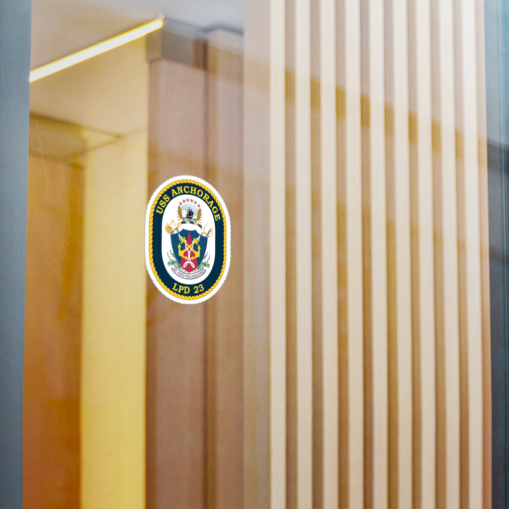 Kiss-Cut Vinyl Decal - Navy - USS Anchorage (LPD-23) wo txt