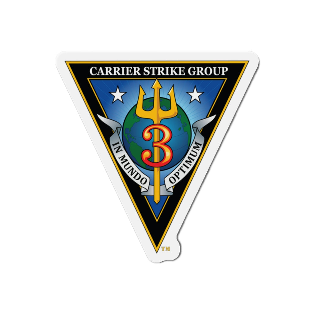 Die-Cut Magnet - Navy - Carrier Strike Group 3 (CSG-3) wo txt