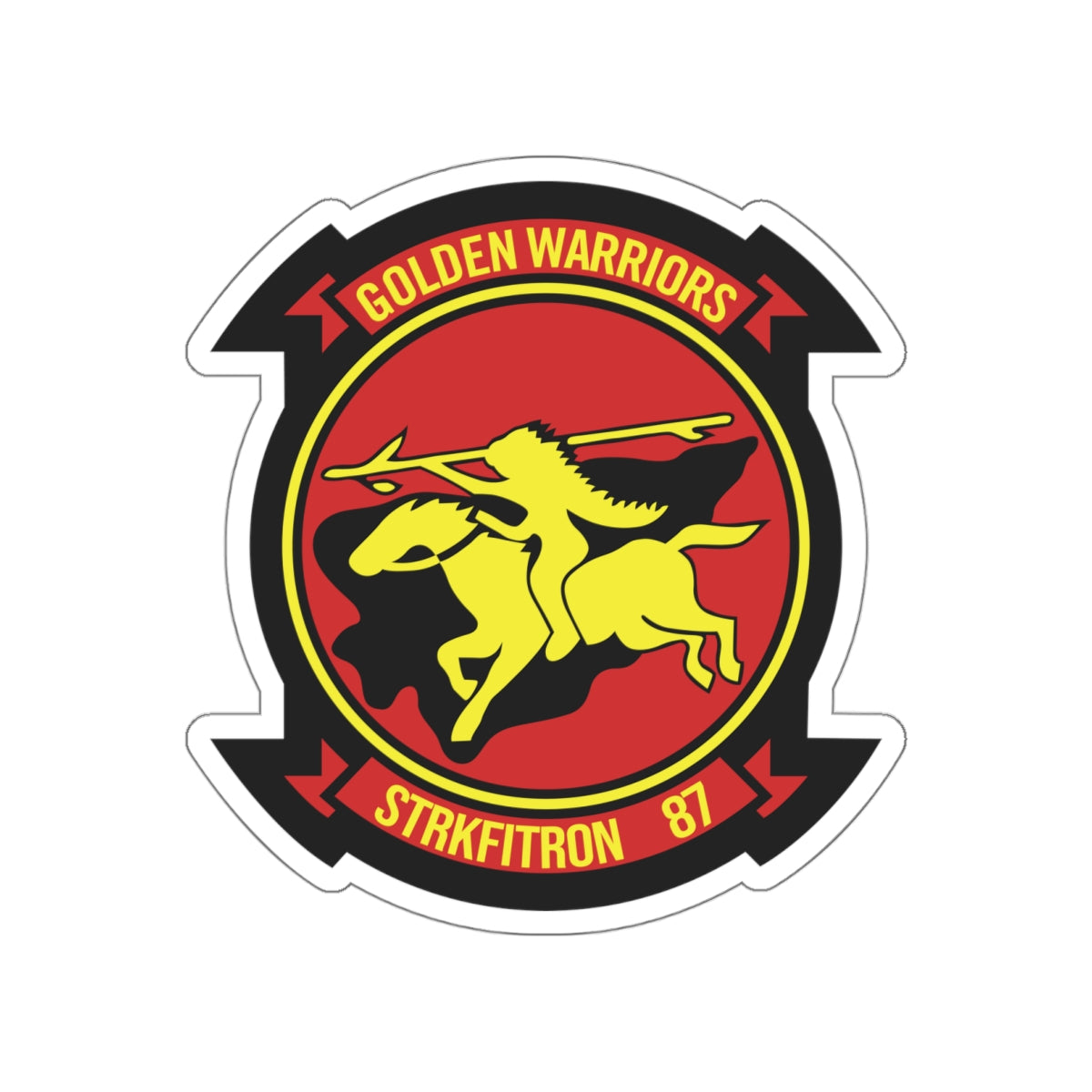 Die-Cut Vinyl Sticker - Navy - Strike Fighter Squadron 87 (VFA-87) wo txt