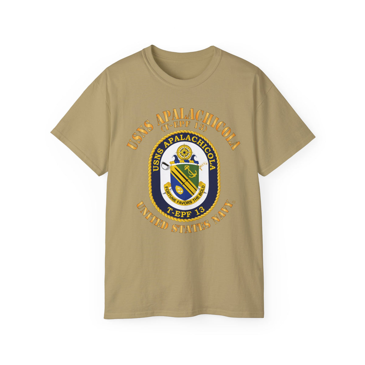 Unisex Ultra Cotton T-Shirt - Navy - USNS Apalachicola (T-EPF 13)