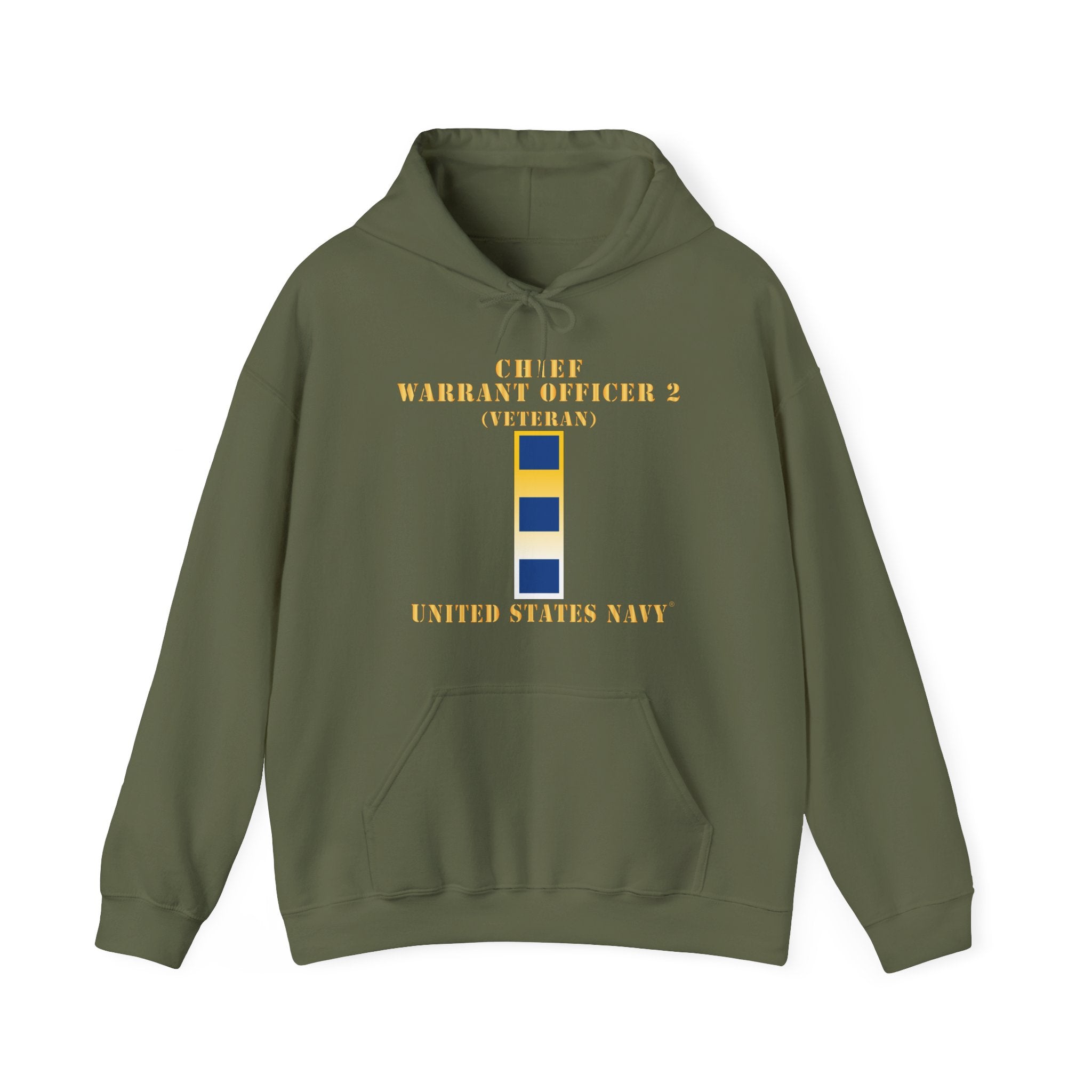 Unisex Heavy Blend™ Hoodies - Navy - Chief Warrant Officer 2 - CW02 - Veteran