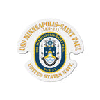 Die-Cut Magnet - Navy - USS Minneapolis–Saint Paul (LCS-21)