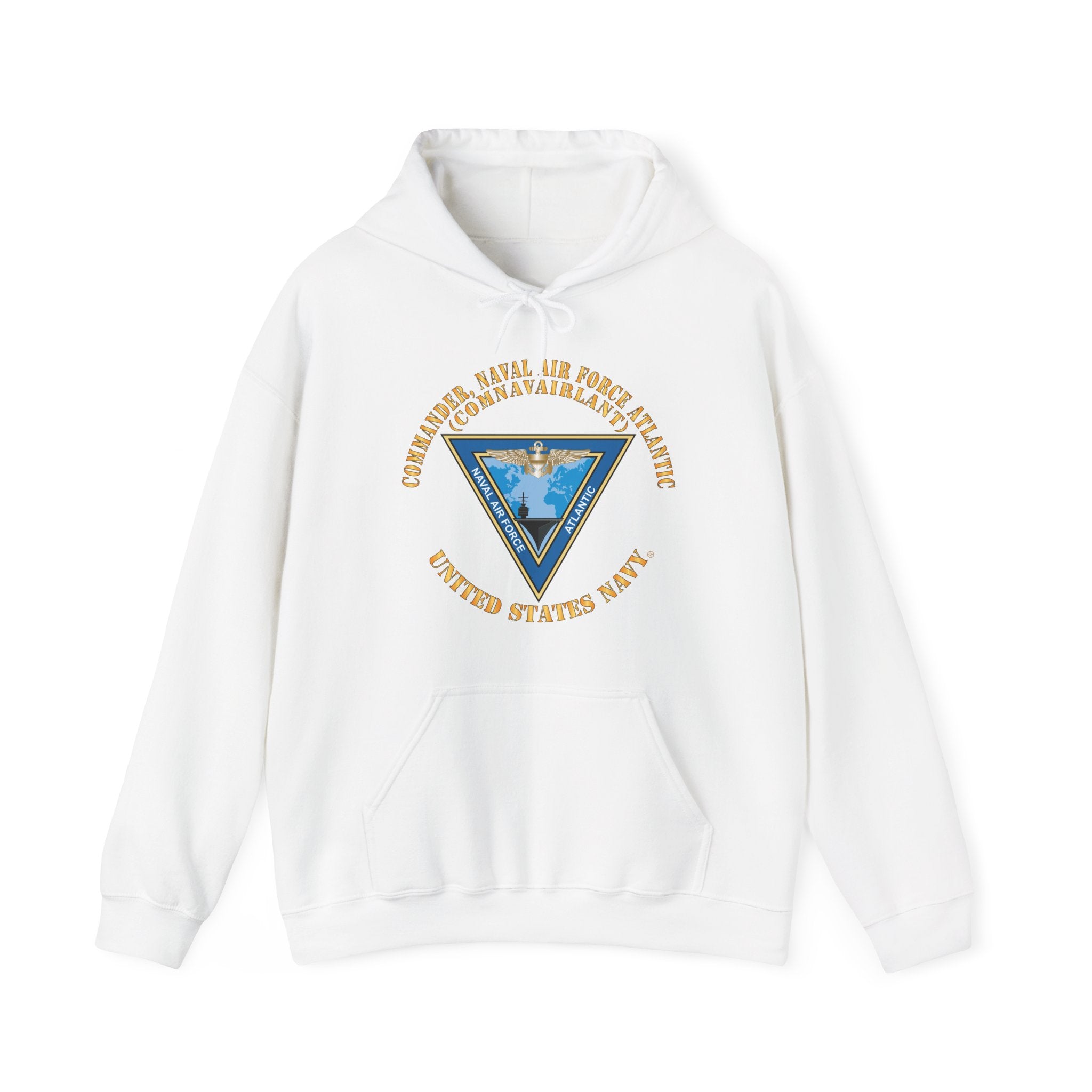 Unisex Heavy Blend™ Hoodies - Navy - Commander, Naval Air Force Atlantic - COMNAVAIRLANT