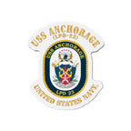 Die-Cut Magnet - Navy - USS Anchorage (LPD-23)