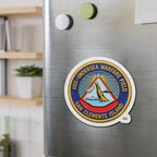 Die-Cut Magnet - Navy - USS Undersea Warfare Field - San Clemente Island - Crest - 3D - Enhanced