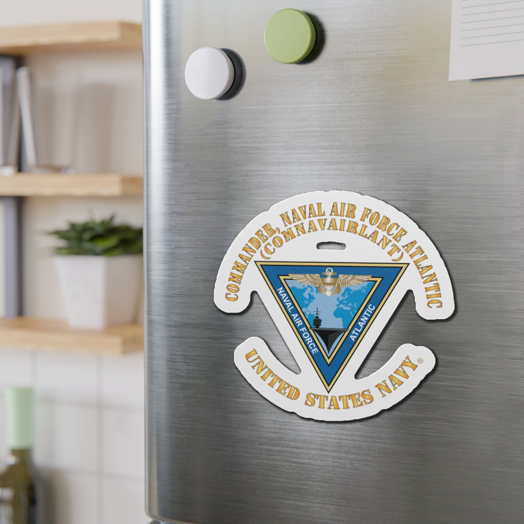 Die-Cut Magnet - Navy - Commander, Naval Air Force Atlantic - COMNAVAIRLANT