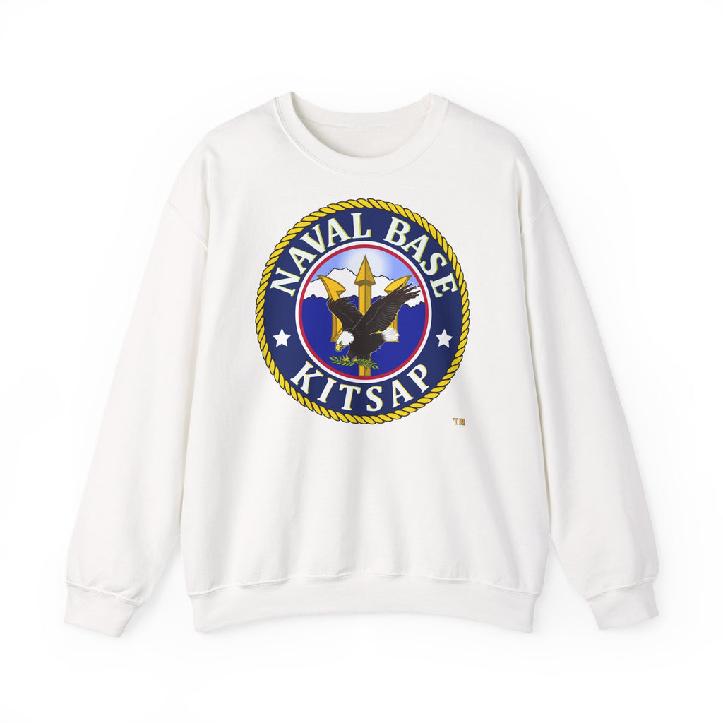 Unisex Heavy Blend™ Crewneck Sweatshirt - Navy - Naval Base Kitsap wo txt