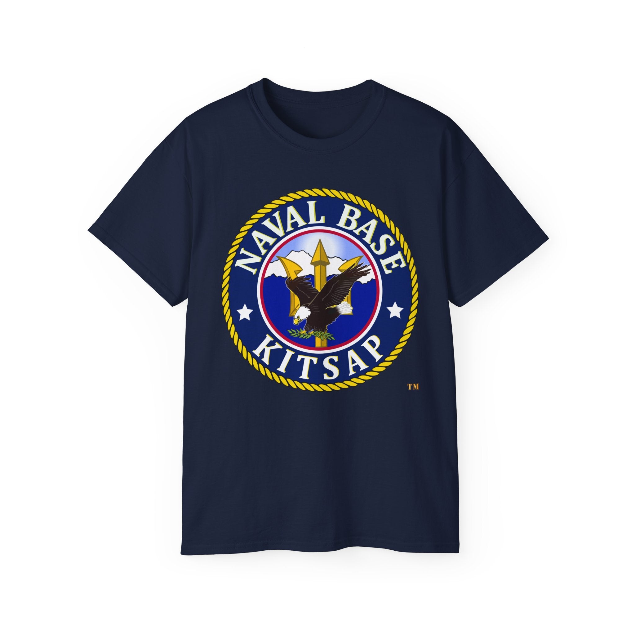 Unisex Ultra Cotton T-Shirt - Navy - Naval Base Kitsap wo txt