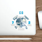 Die-Cut Vinyl Sticker - Navy - CG 72 - Engineering Department