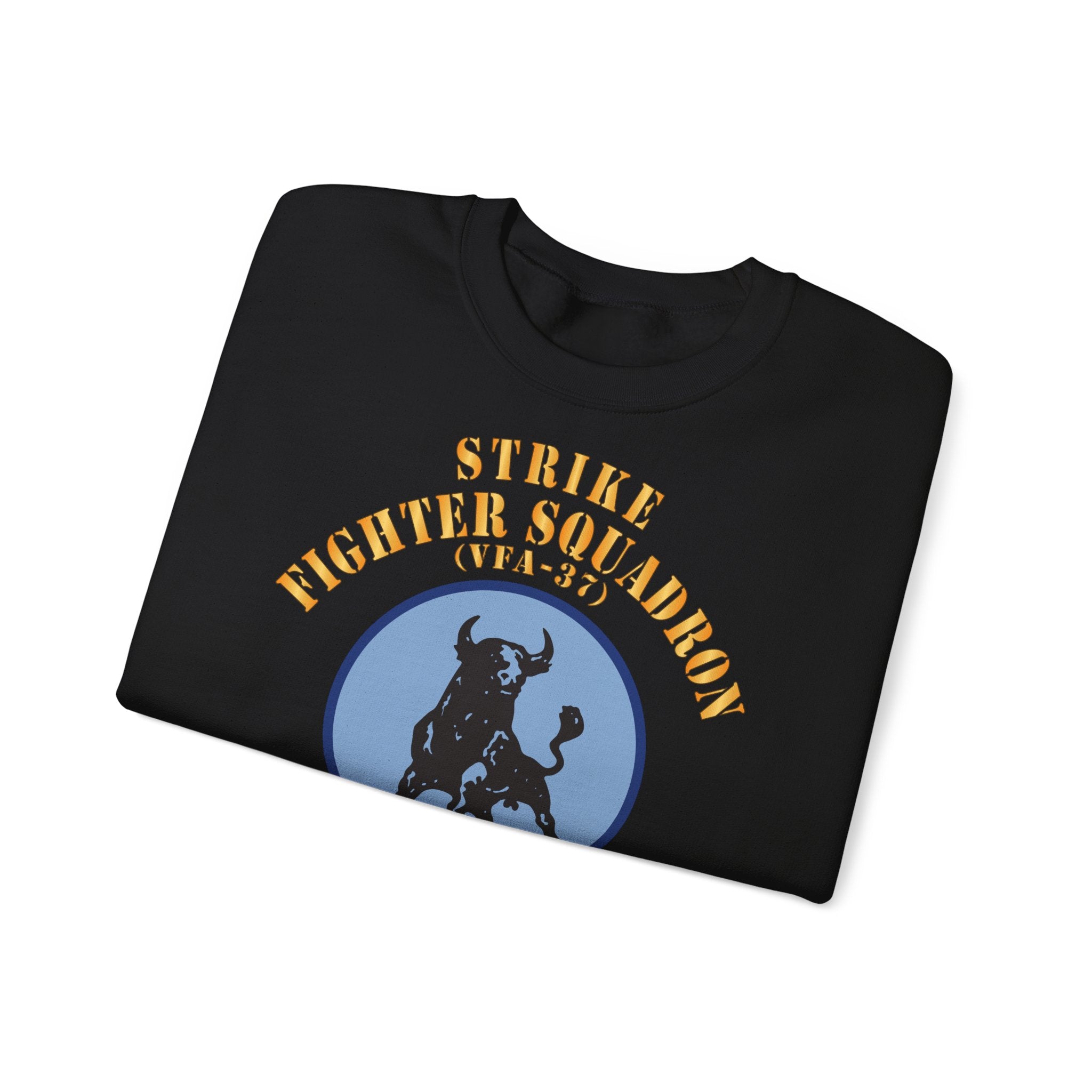 Unisex Heavy Blend™ Crewneck Sweatshirt - Navy - Strike Fighter Squadron 37 (VFA-37)