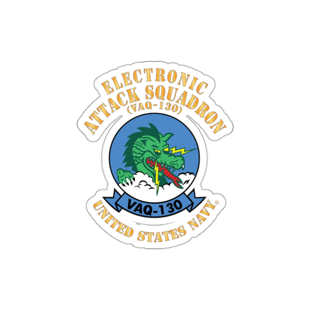 Die-Cut Vinyl Sticker - Navy - Electronic Attack Squadron 130 (VAQ-130)