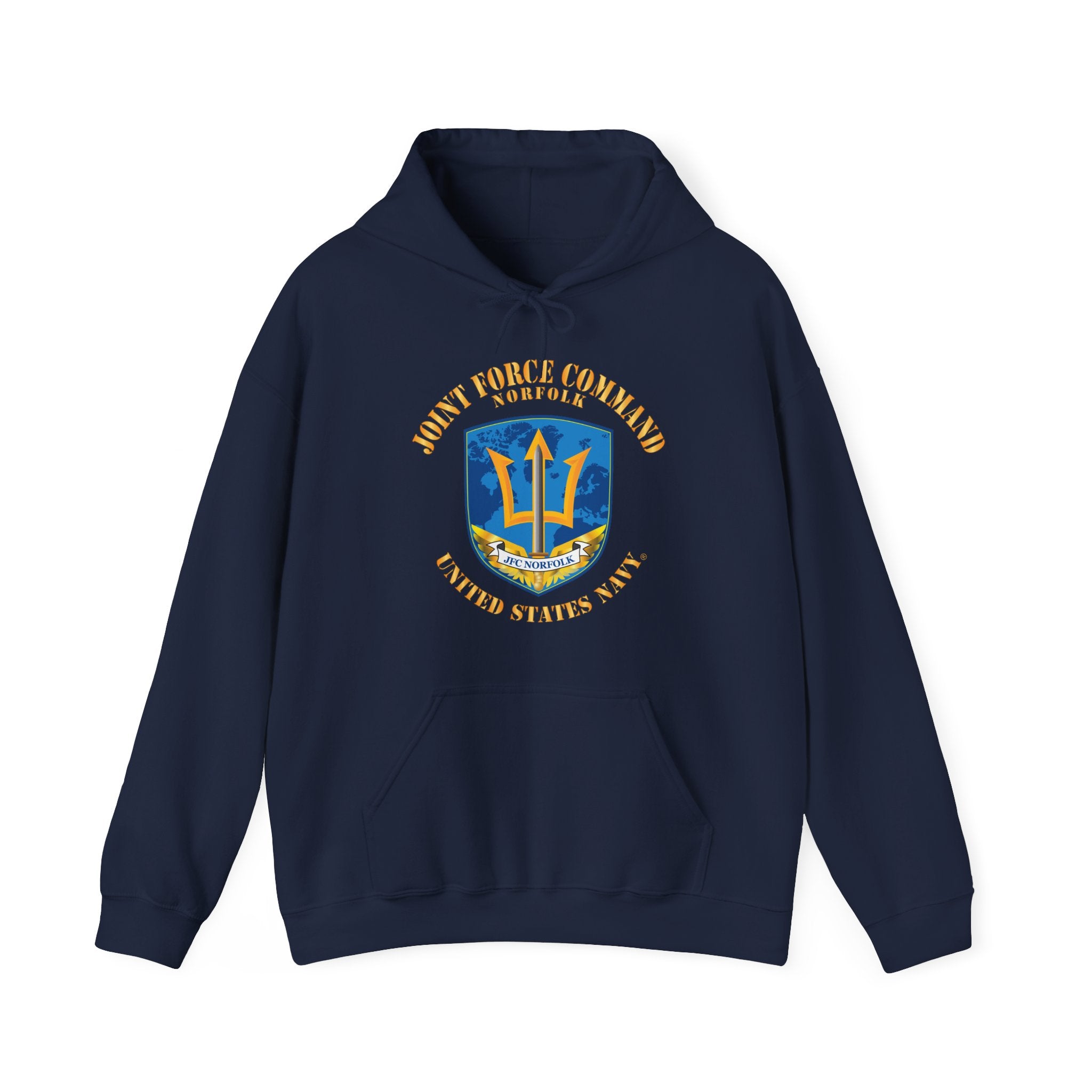 Unisex Heavy Blend™ Hoodies - Navy - Joint Force Command - Norfolk