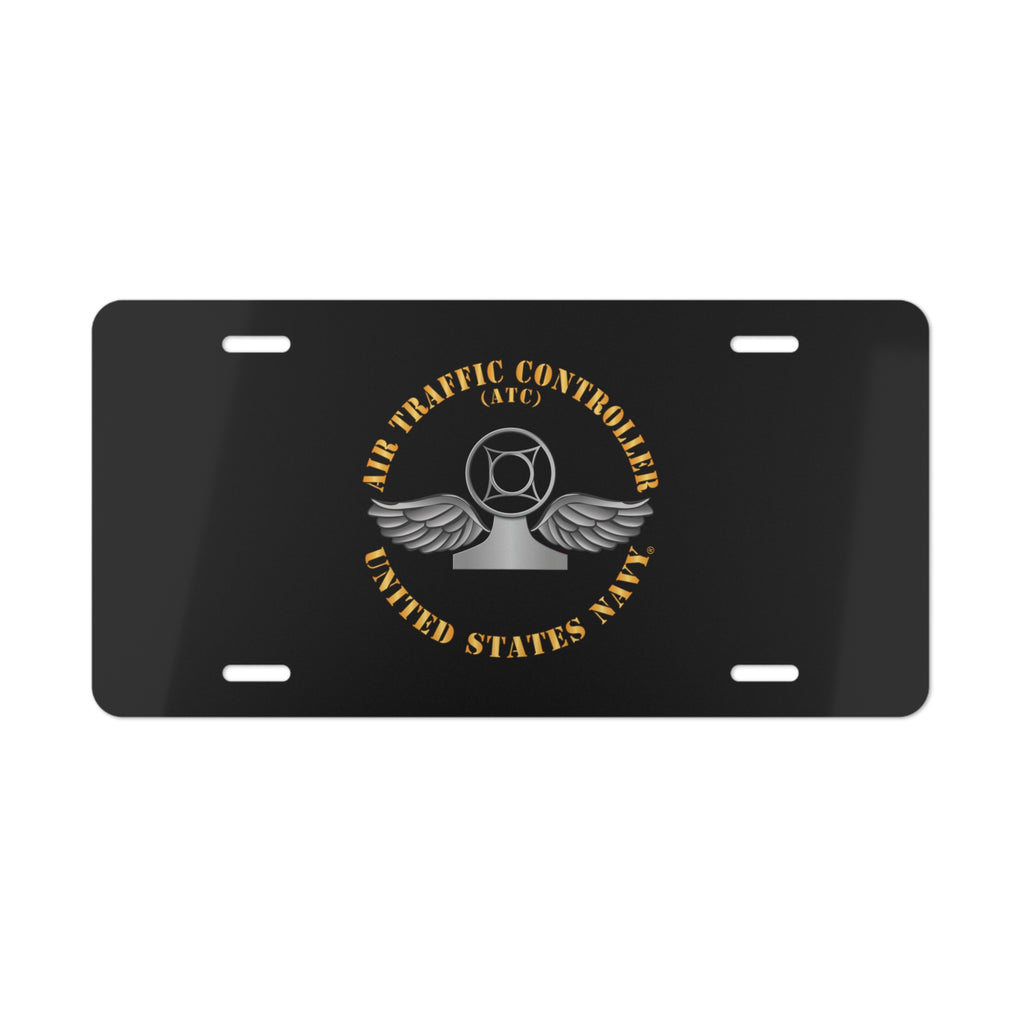 Vanity License Plate - Navy - Rate - Air Traffic Controller (ATC)