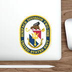 Die-Cut Vinyl Sticker - Navy - Surface Division 21 wo txt