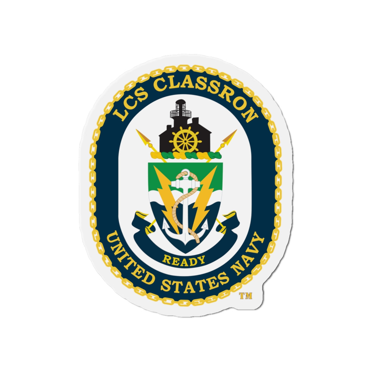 Die-Cut Magnet - Navy - LCS Classron (Littoral Combat Ship) wo txt