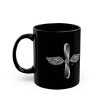 Black Mug (11oz, 15oz) - Navy - Rate - Aviation Machinist's Mate (AD) wo txt