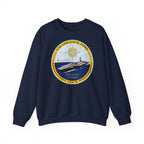 Unisex Heavy Blend™ Crewneck Sweatshirt - Navy - USS Gerald R. Ford (CVN-78) wo txt