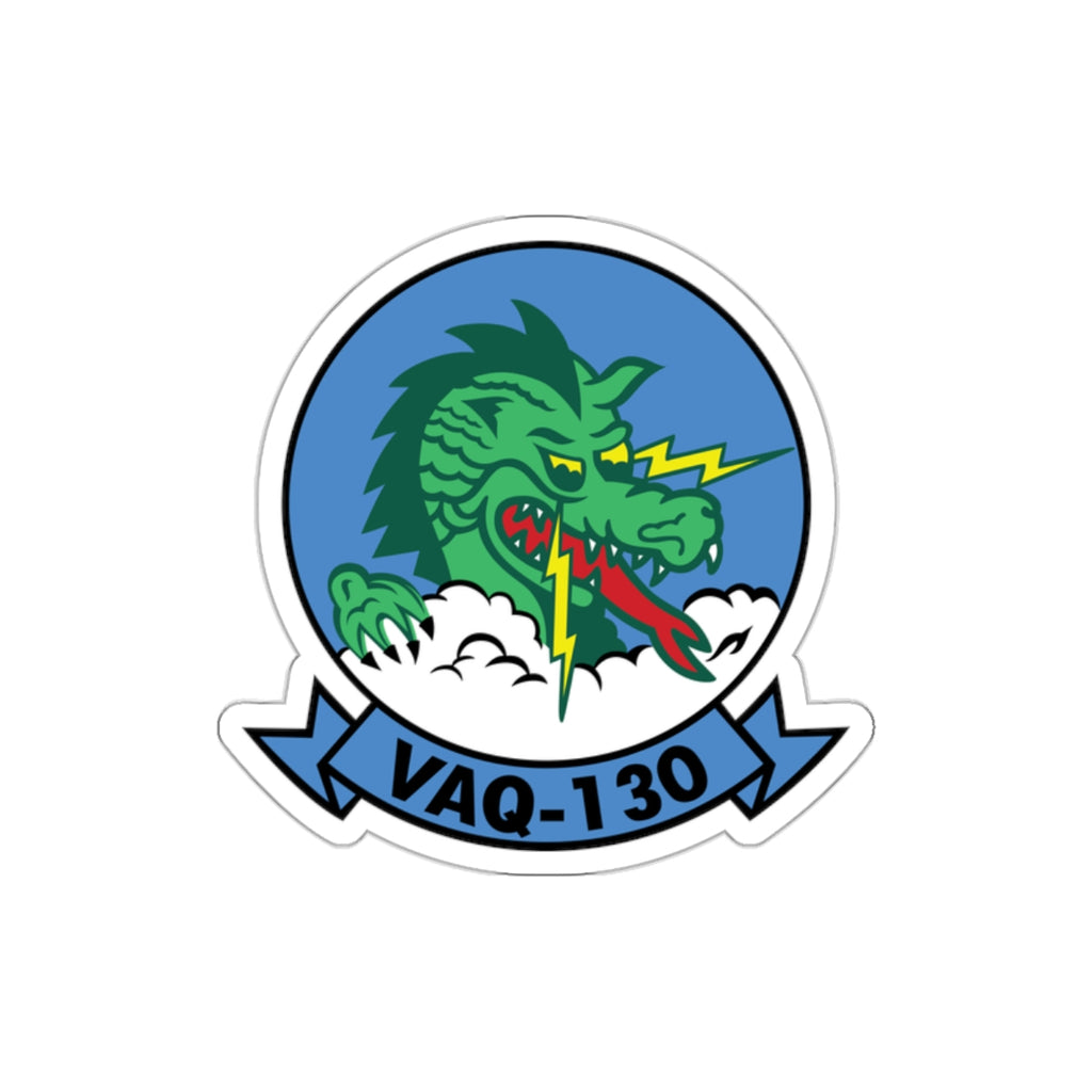 Die-Cut Vinyl Sticker - Navy - Electronic Attack Squadron 130 (VAQ-130) wo txt