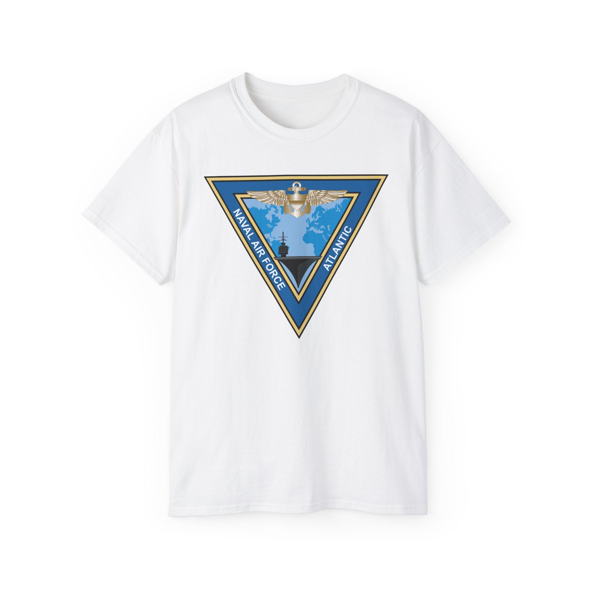 Unisex Ultra Cotton T-Shirt - Navy - Commander, Naval Air Force Atlantic - COMNAVAIRLANT wo Txt