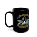 Black Mug (11oz, 15oz) - Navy - Rate - Air Traffic Controller (AC) - with Scene - 3D - Enhanced