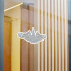 Kiss-Cut Vinyl Decal - Navy - Submarine Badge - Silver  wo Txt