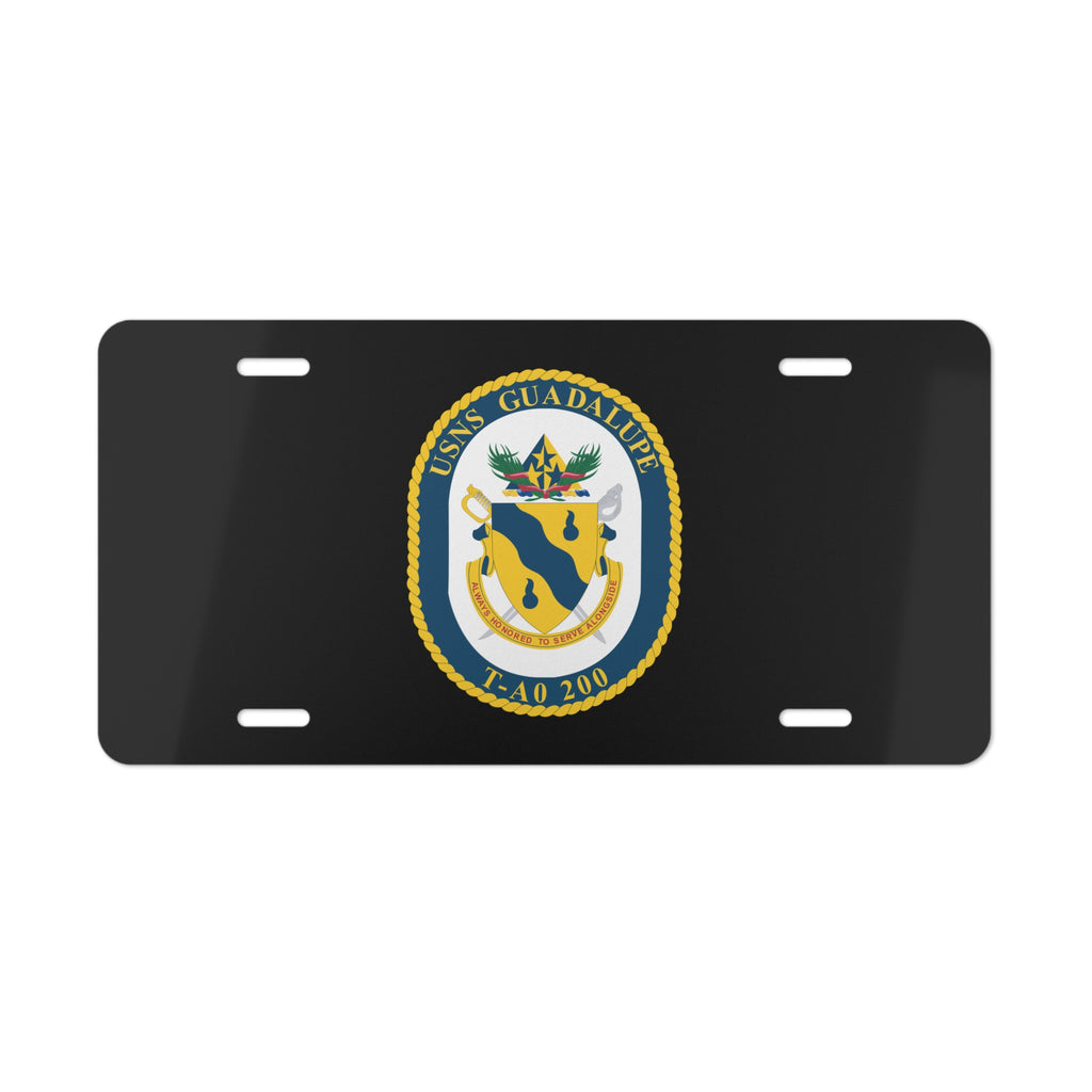Vanity License Plate - Navy - USNS Guadalupe (T-AO 200) wo txt X 300