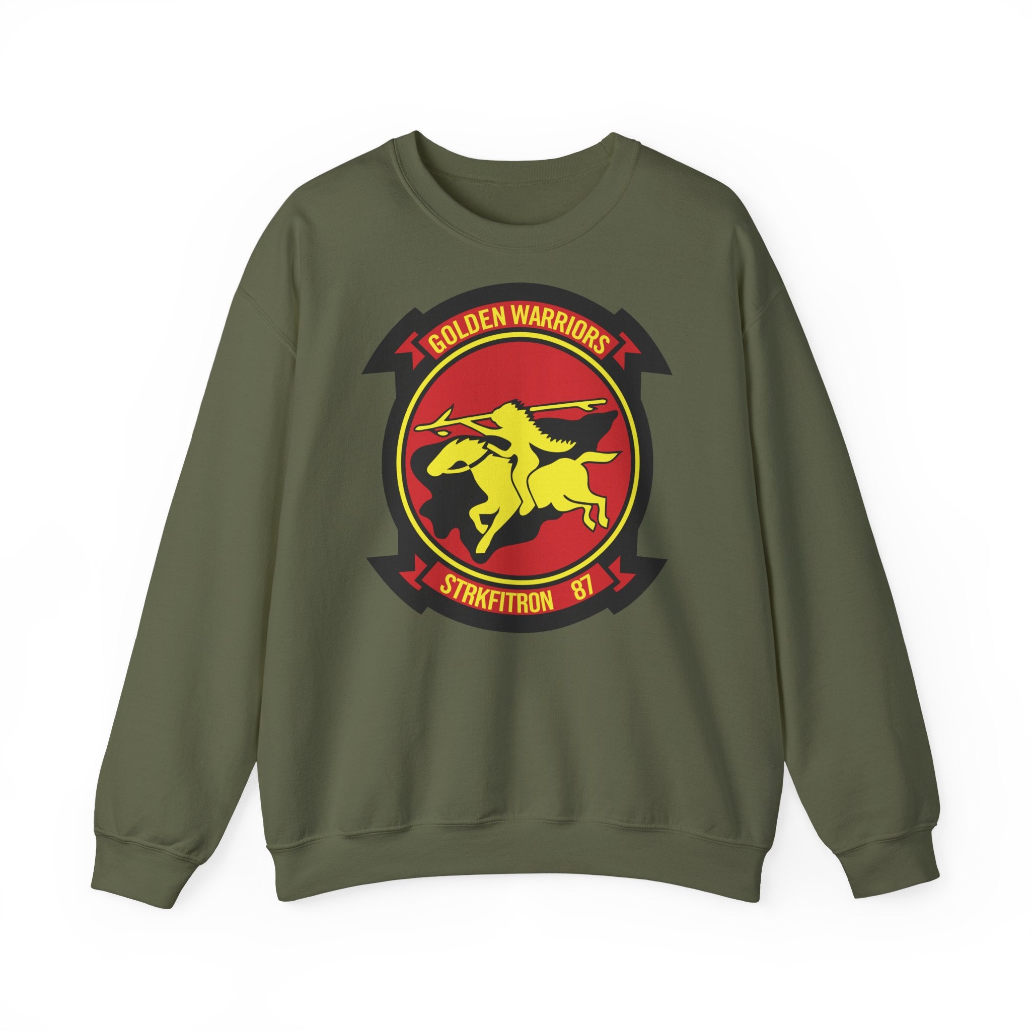 Unisex Heavy Blend™ Crewneck Sweatshirt - Navy - Strike Fighter Squadron 87 (VFA-87) wo txt