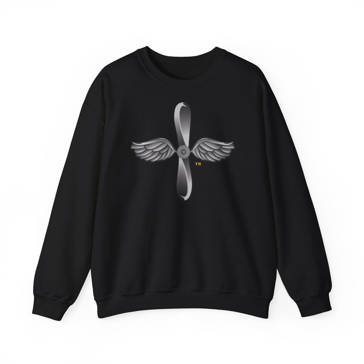 Unisex Heavy Blend™ Crewneck Sweatshirt - Navy - Rate - Aviation Machinist's Mate (AD) wo txt
