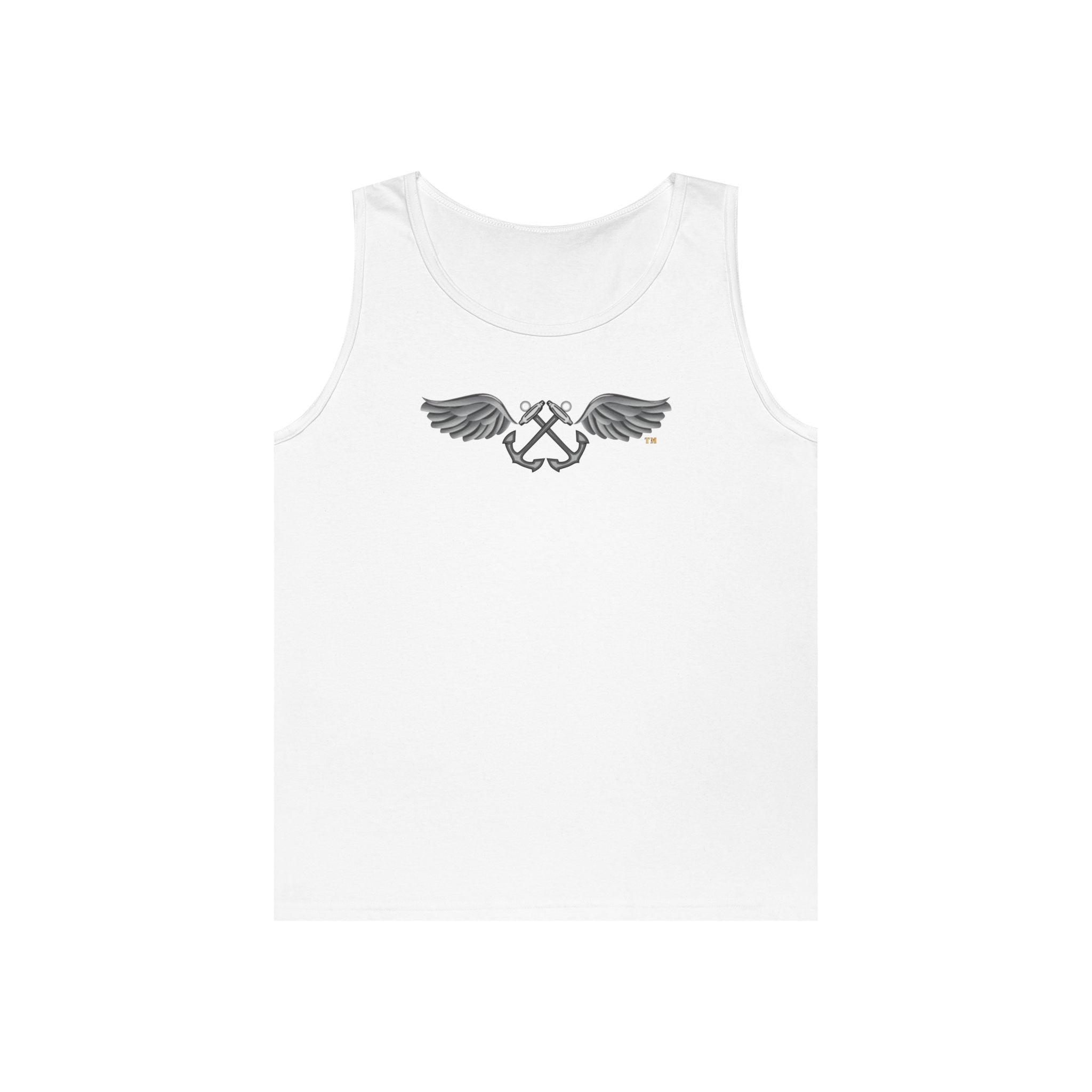 Unisex Heavy Cotton Tank Top - Navy - Rate - Aviation Boatswain's Mate (AB) wo txt X 300