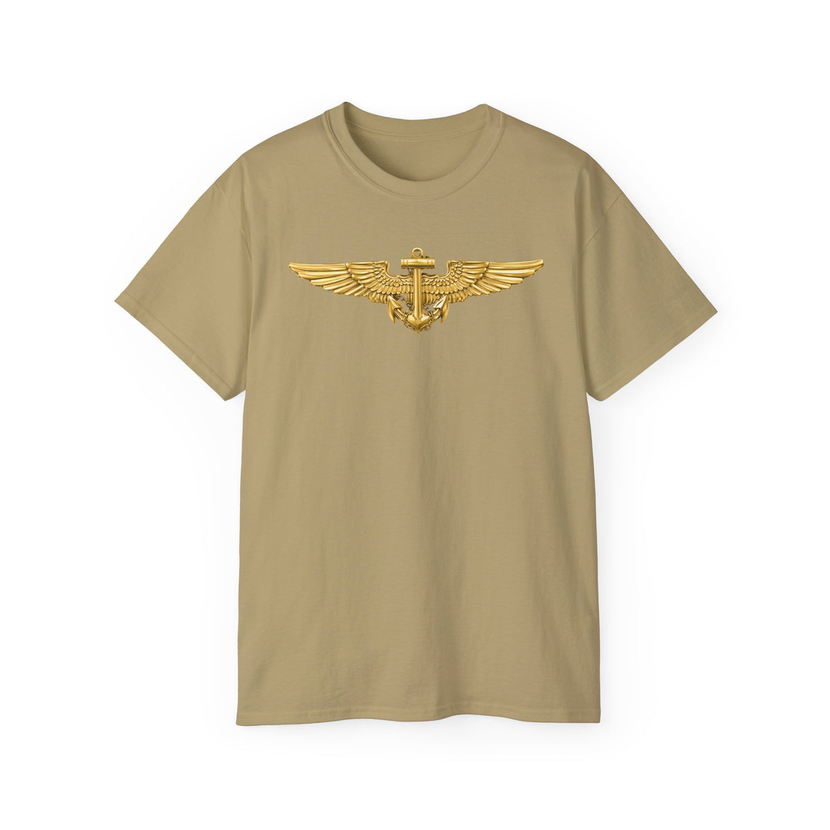 Unisex Ultra Cotton T-Shirt - Navy - Badge - Naval Aviator Wings wo txt - 3D - Enhanced