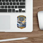 Die-Cut Vinyl Sticker - NAVY - Naval Air Warfare Center - Coronado - Crest - with Scene - 3D - Enhanced