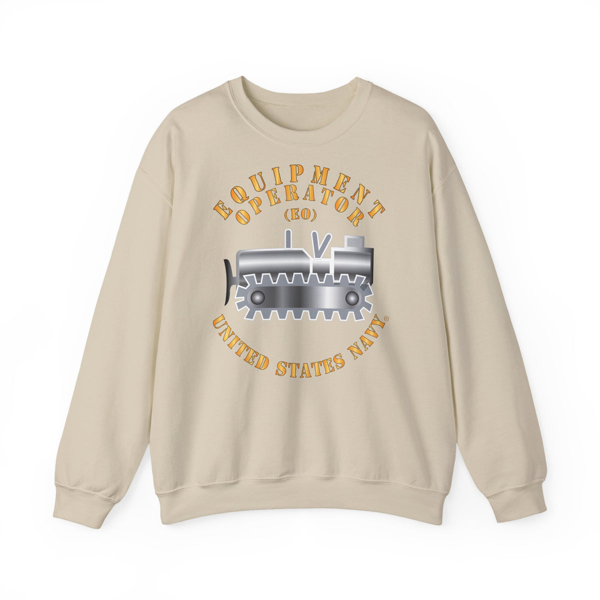 Unisex Heavy Blend™ Crewneck Sweatshirt - Navy - Rate - Equipment Operator (EO)