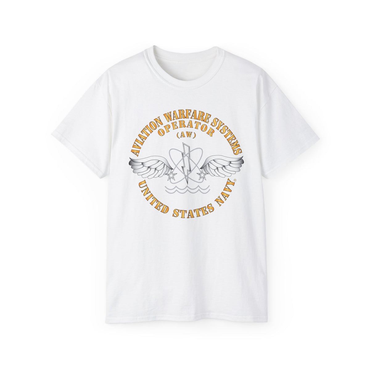 Unisex Ultra Cotton T-Shirt - Navy - Rate - Aviation Warfare Systems Operator (AW)