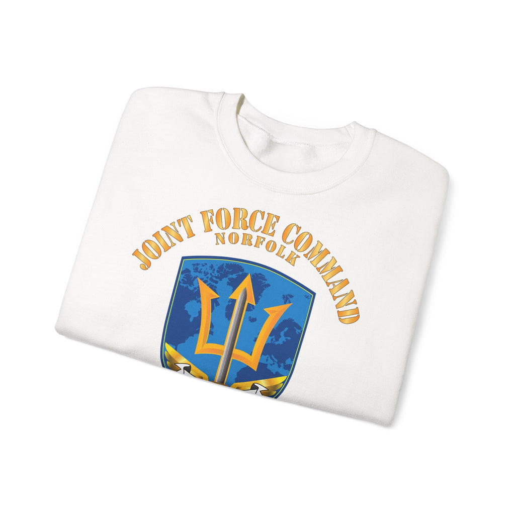 Unisex Heavy Blend™ Crewneck Sweatshirt - Navy - Joint Force Command - Norfolk