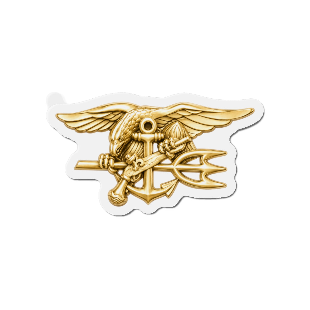 Die-Cut Magnet - Navy - Badge - Special Warfare insignia wo txt - 3D - Enhanced