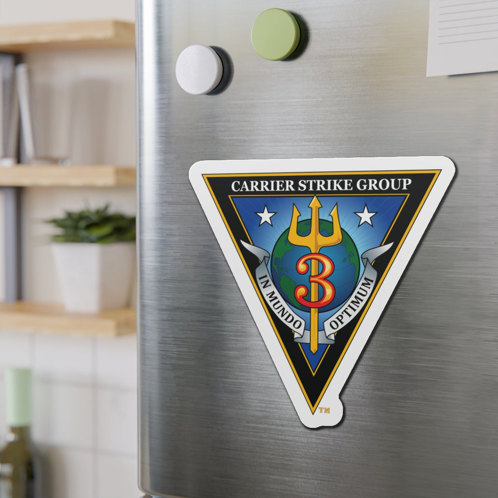 Die-Cut Magnet - Navy - Carrier Strike Group 3 (CSG-3) wo txt